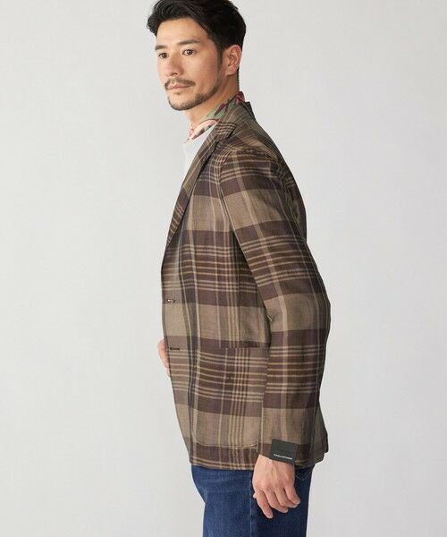 SHIPS / シップス テーラードジャケット | TAGLIATORE: レーヨン リネン チェック ライト ジャケット | 詳細1