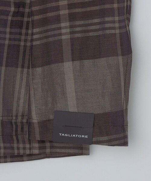 SHIPS / シップス テーラードジャケット | TAGLIATORE: レーヨン リネン チェック ライト ジャケット | 詳細13