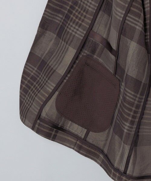 SHIPS / シップス テーラードジャケット | TAGLIATORE: レーヨン リネン チェック ライト ジャケット | 詳細15