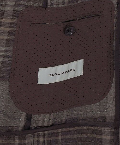 SHIPS / シップス テーラードジャケット | TAGLIATORE: レーヨン リネン チェック ライト ジャケット | 詳細16