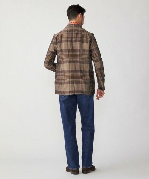 SHIPS / シップス テーラードジャケット | TAGLIATORE: レーヨン リネン チェック ライト ジャケット | 詳細6
