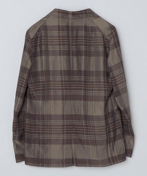 SHIPS / シップス テーラードジャケット | TAGLIATORE: レーヨン リネン チェック ライト ジャケット | 詳細9