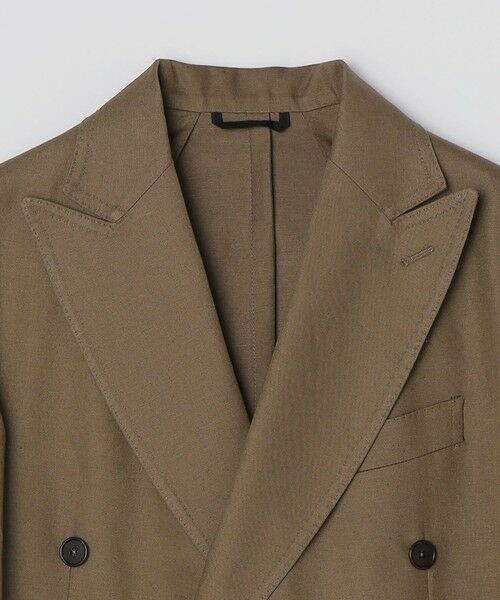 SHIPS / シップス テーラードジャケット | 【SHIPS別注】Errico Formicola: リネン/コットン ダブルブレスト ジャケット | 詳細4
