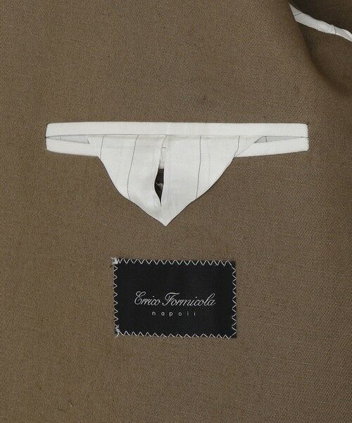 SHIPS / シップス テーラードジャケット | 【SHIPS別注】Errico Formicola: リネン/コットン ダブルブレスト ジャケット | 詳細8