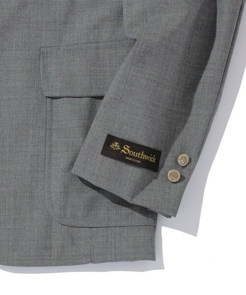 SHIPS / シップス テーラードジャケット | Southwick: CAMBRIDGE 5ドロップ ホップサック グレー ブレザー | 詳細3