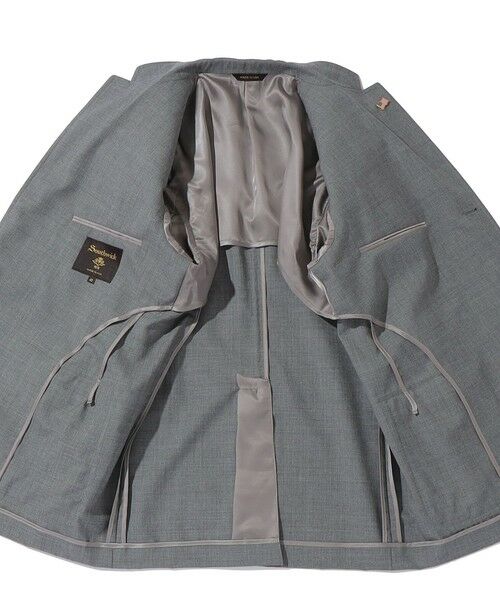 SHIPS / シップス テーラードジャケット | Southwick: CAMBRIDGE 5ドロップ ホップサック グレー ブレザー | 詳細4