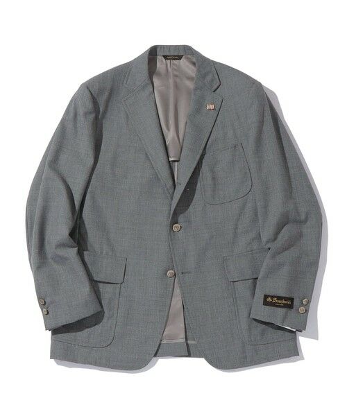 SHIPS / シップス テーラードジャケット | Southwick: CAMBRIDGE 5ドロップ ホップサック グレー ブレザー（グレー系）