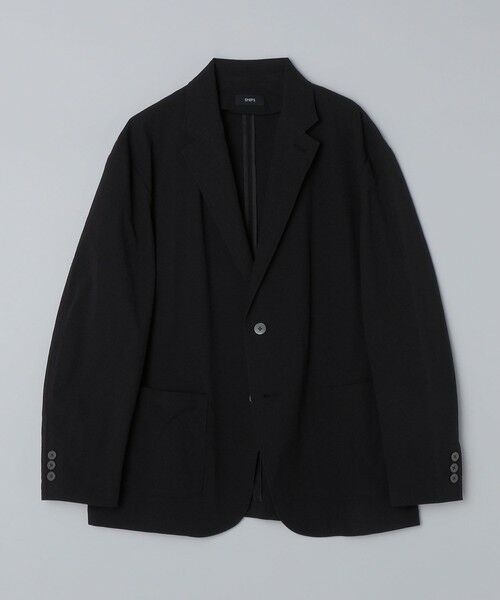 SHIPS / シップス テーラードジャケット | SHIPS:〈吸水速乾/洗濯機可能〉COOLMAX(R)コードレーン ジャケット(セットアップ対応)（ブラック）