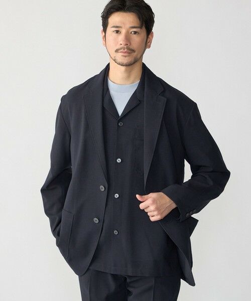 SHIPS / シップス テーラードジャケット | SHIPS:〈撥水 防しわ 洗濯機可能〉DOT AIR(R)ジャケット(セットアップ対応)（ネイビー）