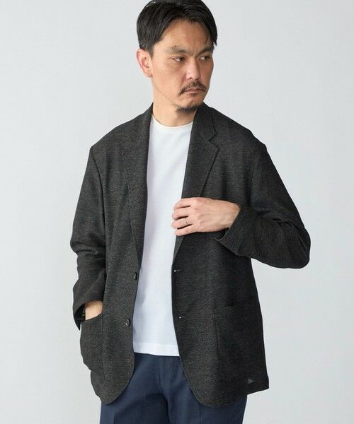 SHIPS / シップス テーラードジャケット | SHIPS:〈ストレッチ/洗濯機可能〉ウール ブレンド からみ織り ジャケット | 詳細5