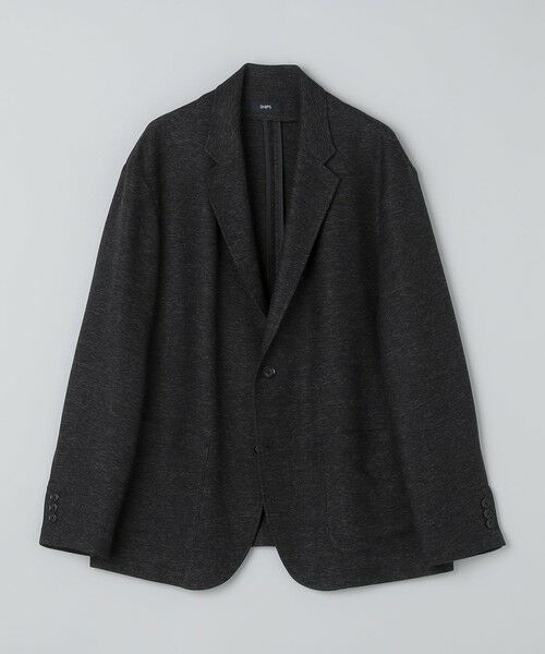 SHIPS / シップス テーラードジャケット | SHIPS:〈ストレッチ/洗濯機可能〉ウール ブレンド からみ織り ジャケット（ダークグレー）