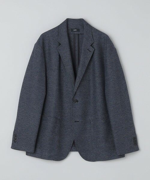 SHIPS / シップス テーラードジャケット | SHIPS:〈ストレッチ/洗濯機可能〉ウール ブレンド からみ織り ジャケット（ブルー）