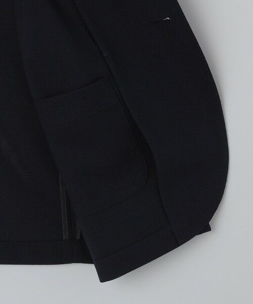 SHIPS / シップス テーラードジャケット | SHIPS:〈防しわ/吸水速乾/洗濯機可能〉RIRANCHA(R) からみ織り ネイビー ジャケット | 詳細6