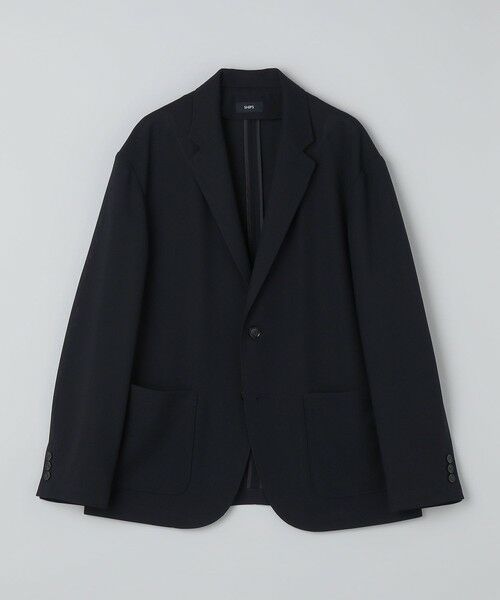 SHIPS / シップス テーラードジャケット | SHIPS:〈防しわ/吸水速乾/洗濯機可能〉RIRANCHA(R) からみ織り ネイビー ジャケット（ネイビー）