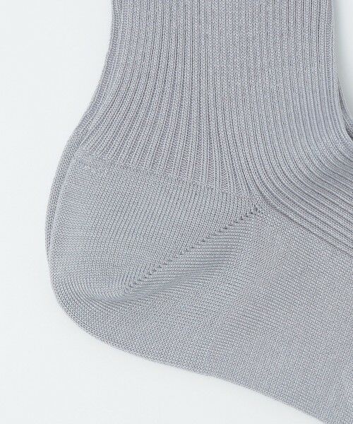 SHIPS / シップス ソックス | CONLEAD: シルク/ナイロン リブ ロングホーズ | 詳細2