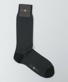 SOZZI: コットン シャドーアーガイルチェック ソックス