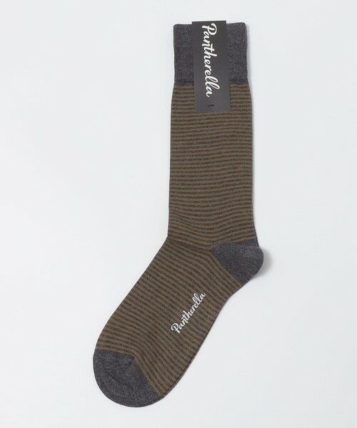 SHIPS / シップス ソックス | PANTHERELLA: HOLST ボーダー ソックス（キャメル）