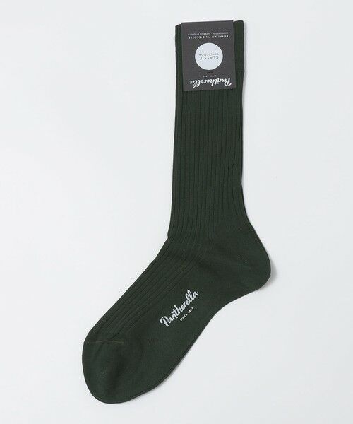 SHIPS / シップス ソックス | PANTHERELLA: DANVERS リブソックス（ダークグリーン）