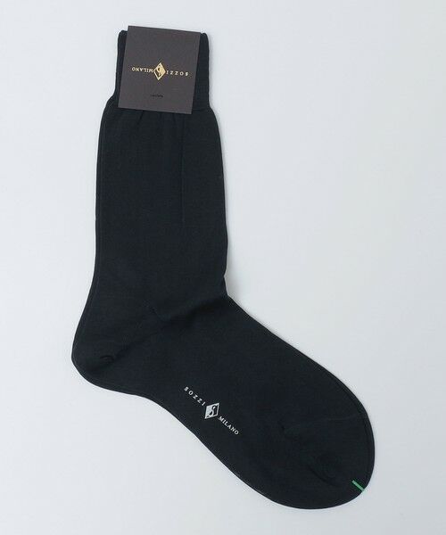 SHIPS / シップス ソックス | SOZZI: コットン ソリッド ショートホーズ（ネイビー）