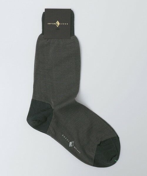 SHIPS / シップス ソックス | SOZZI: コットン バーズアイ ソックス（グレー）