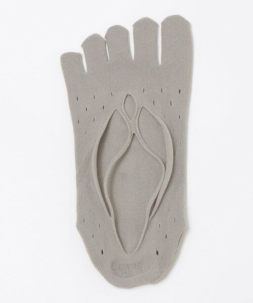 SHIPS / シップス ソックス | ROA: PAWS FISHNET FIVE FINGERS SOCKS（ライトグレー）