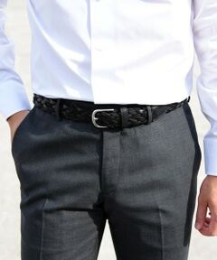 SHIPS / シップス ベルト・サスペンダー | SHIPS: イタリア製 レザー コンビネーション メッシュ ベルト