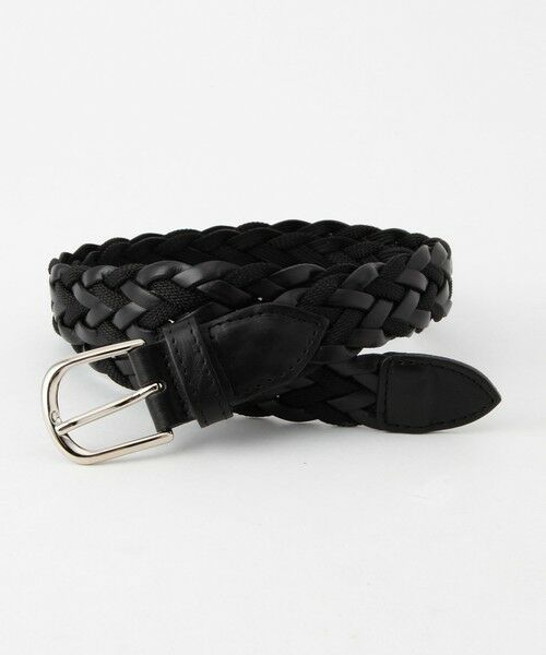 SHIPS / シップス ベルト・サスペンダー | SHIPS: イタリア製 レザー コンビネーション メッシュ ベルト | 詳細1