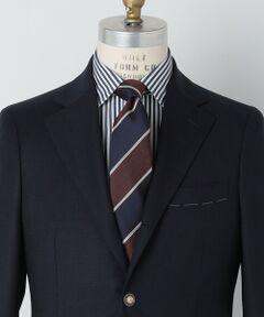 SHIPS / シップス ネクタイ | SHIPS: シルク バスケット ツイル ワイド ストライプ ネクタイ