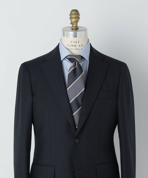 SHIPS / シップス ネクタイ | SHIPS: シルク バスケット ツイル ワイド ストライプ ネクタイ | 詳細1