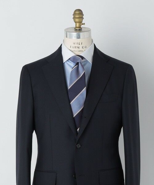 SHIPS / シップス ネクタイ | SHIPS: シルク バスケット ツイル ワイド ストライプ ネクタイ | 詳細4