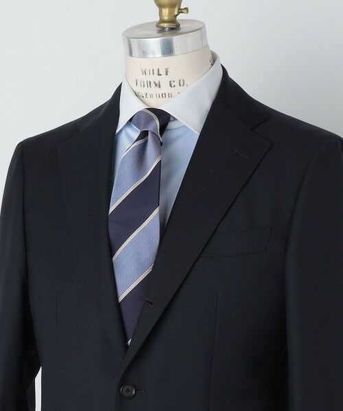 SHIPS / シップス ネクタイ | SHIPS: シルク バスケット ツイル ワイド ストライプ ネクタイ | 詳細5