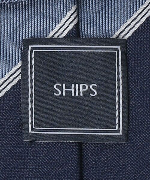 SHIPS / シップス ネクタイ | SHIPS: シルク バスケット ツイル ワイド ストライプ ネクタイ | 詳細8