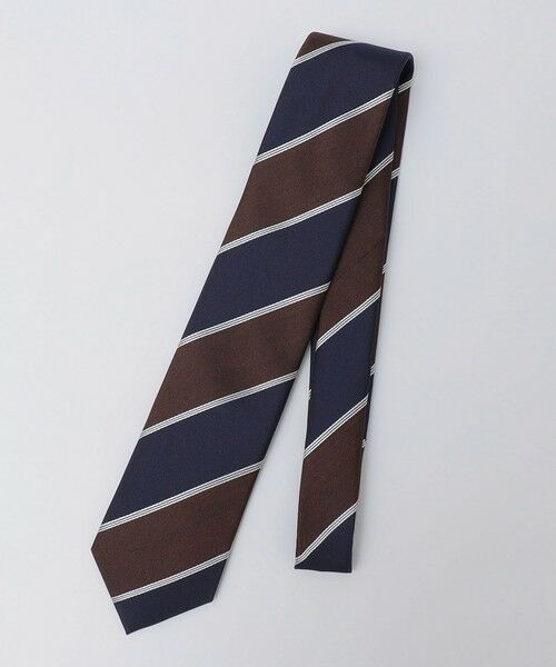 SHIPS / シップス ネクタイ | SHIPS: シルク バスケット ツイル ワイド ストライプ ネクタイ | 詳細12