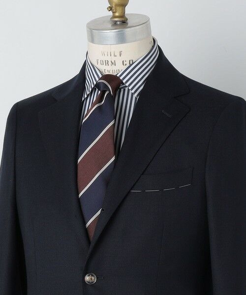 SHIPS / シップス ネクタイ | SHIPS: シルク バスケット ツイル ワイド ストライプ ネクタイ | 詳細11