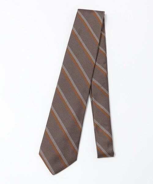 SHIPS / シップス ネクタイ | SHIPS: シルク ラージ バスケット リバース レジメンタル ネクタイ | 詳細3