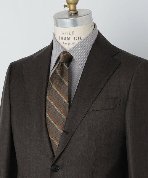 SHIPS / シップス ネクタイ | SHIPS: シルク ラージ バスケット リバース レジメンタル ネクタイ | 詳細2