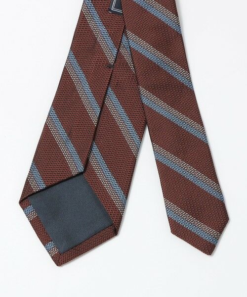 SHIPS / シップス ネクタイ | SHIPS: シルク ラージ バスケット リバース レジメンタル ネクタイ | 詳細7