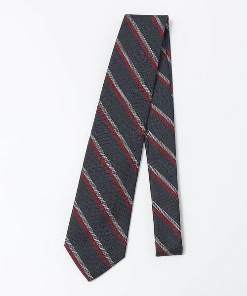 SHIPS / シップス ネクタイ | SHIPS: シルク ラージ バスケット リバース レジメンタル ネクタイ | 詳細12