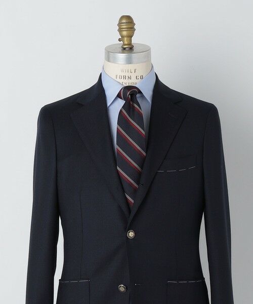 SHIPS / シップス ネクタイ | SHIPS: シルク ラージ バスケット リバース レジメンタル ネクタイ | 詳細10