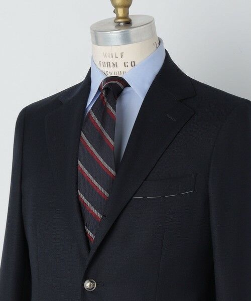 SHIPS / シップス ネクタイ | SHIPS: シルク ラージ バスケット リバース レジメンタル ネクタイ | 詳細11