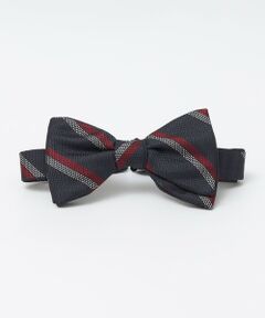 SHIPS / シップス ネクタイ | SHIPS: シルク バスケット レジメンタルストライプ ボウタイ