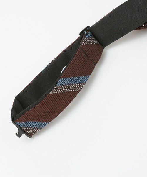 SHIPS / シップス ネクタイ | SHIPS: シルク バスケット レジメンタルストライプ ボウタイ | 詳細3