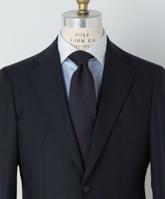 SHIPS / シップス ネクタイ | SHIPS: シルク ネイビー ガルザ ソリッド/ストライプ/コモン ネクタイ