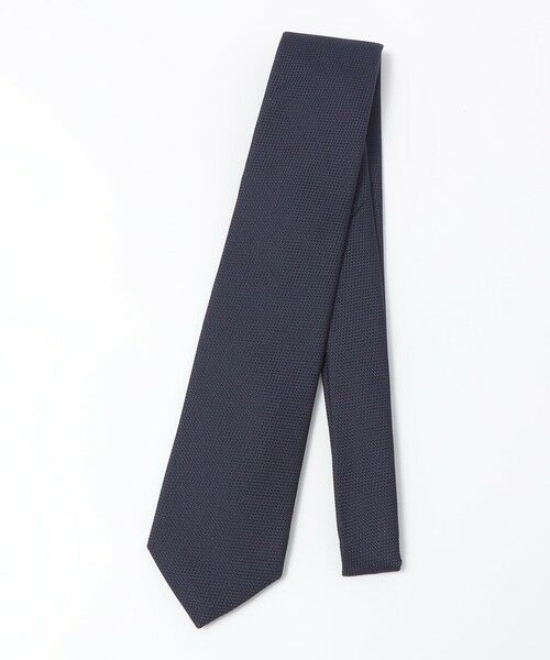 SHIPS / シップス ネクタイ | SHIPS: シルク ネイビー ガルザ ソリッド/ストライプ/コモン ネクタイ | 詳細12