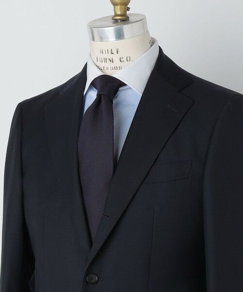 SHIPS / シップス ネクタイ | SHIPS: シルク ネイビー ガルザ ソリッド/ストライプ/コモン ネクタイ | 詳細11