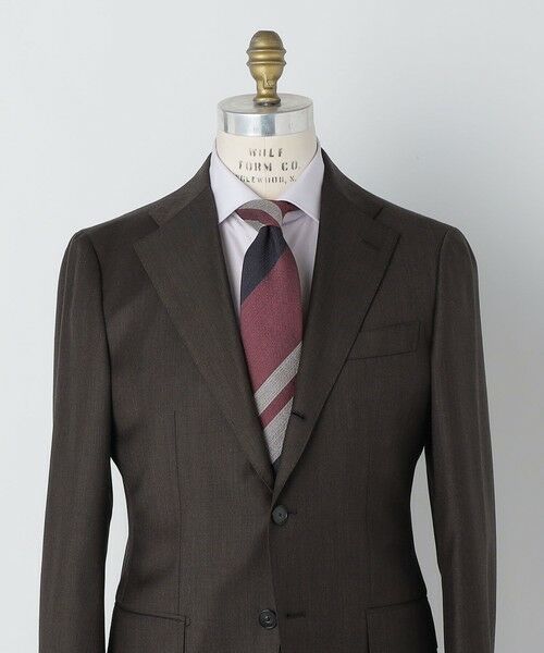 SHIPS / シップス ネクタイ | SHIPS: シルク デラヴェ レジメンタル ネクタイ | 詳細1