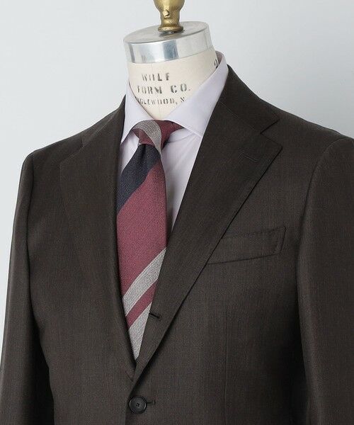 SHIPS / シップス ネクタイ | SHIPS: シルク デラヴェ レジメンタル ネクタイ | 詳細2