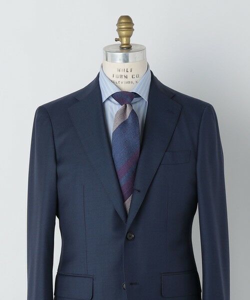 SHIPS / シップス ネクタイ | SHIPS: シルク デラヴェ レジメンタル ネクタイ | 詳細7