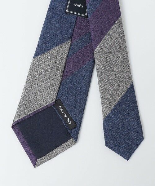 SHIPS / シップス ネクタイ | SHIPS: シルク デラヴェ レジメンタル ネクタイ | 詳細10