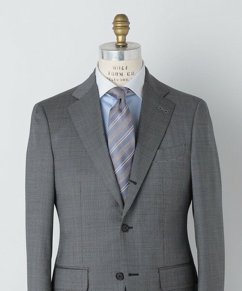 SHIPS / シップス ネクタイ | SHIPS: シルク デラヴェ サテン ストライプ ネクタイ | 詳細7